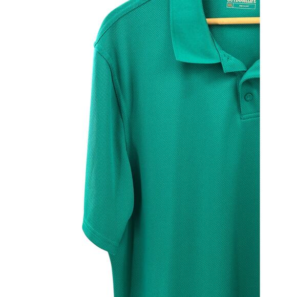 Outdoor Life Men’s Polo Shirt - Hunter Green‎ (Size XXL) - Picture 4 of 9